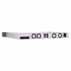 QNAP TS-H665U Server di archiviazione Rack (1U) 8 GB DDR5 0 TB QNAP QTS Nero - Vista aggiuntiva 3