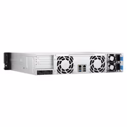 QNAP TS-H1465U-RP Server di archiviazione Armadio (2U) 8 GB DDR5 0 TB QNAP QTS Nero - Vista aggiuntiva 3
