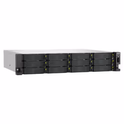 QNAP TS-H1465U-RP Server di archiviazione Armadio (2U) 8 GB DDR5 0 TB QNAP QTS Nero - Vista aggiuntiva 8