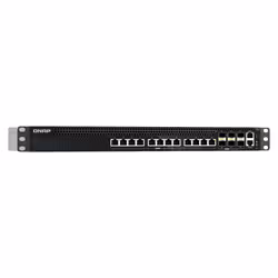 QNAP QSW-M5218-6F12T Switch di rete 12 porte 10G Ethernet gestito Nero - Vista aggiuntiva 3