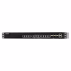 QNAP QSW-M5218-6F12T Switch di rete 12 porte 10G Ethernet gestito Nero - Vista aggiuntiva 4