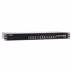 QNAP QSW-M5218-6F12T Switch di rete 12 porte 10G Ethernet gestito Nero - Vista aggiuntiva 5