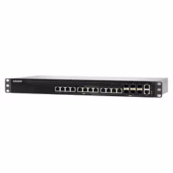 QNAP QSW-M5218-6F12T Switch di rete 12 porte 10G Ethernet gestito Nero - Vista aggiuntiva 6