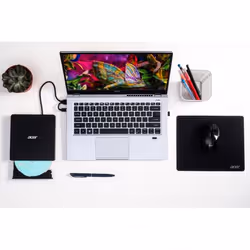 Acer Portable DVD Writer AXD001 lettore di disco ottico DVD±RW Nero - Vista aggiuntiva 5