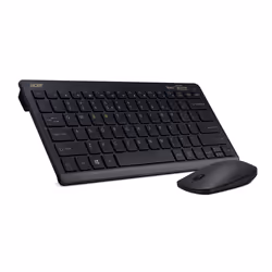Acer AAK125, 60%, Wireless, RF Wireless, Nero, Mouse incluso