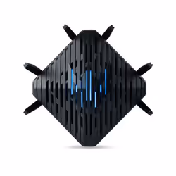 Acer Predator Connect W6 Wi Fi 6E router wireless Gigabit Ethernet Tri-band (2,4 GHz/5 GHz/6 GHz) Nero - Vista aggiuntiva 4