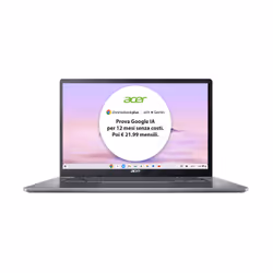 Acer Chromebook Plus 515 CB515-2H-34ZU Laptop con IA Google, 15.6" Full HD, Intel Core i3-1215U, 8GB DDR5-SDRAM, 256GB SSD, W ...