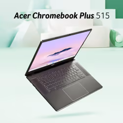 Acer Chromebook Plus 515 CB515-2H-34ZU Laptop con IA Google, 15.6" Full HD, Intel Core i3-1215U, 8GB DDR5-SDRAM, 256GB SSD,, ChromeOS, Grigio, con funzioni di intelligenza artificiale