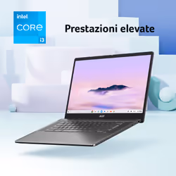 Acer Chromebook Plus 515 CB515-2H-34ZU Laptop con IA Google, 15.6" Full HD, Intel Core i3-1215U, 8GB DDR5-SDRAM, 256GB SSD,, ChromeOS, Grigio, con funzioni di intelligenza artificiale