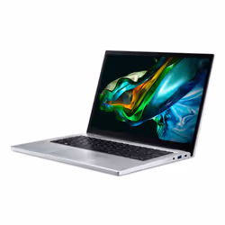 Acer Aspire 5 A3SP14-31PT-C326 N100 Ibrido (2 in 1) 35,6 cm (14") Touch screen WUXGA 4 GB LPDDR5-SDRAM 128 GB SSD Wi-Fi 6 (802.11ax) Windows 11 Home in S mode Tedesco Argento