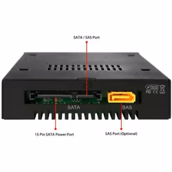 Icy Dock MB991IK-B pannello drive bay 2.5" Vassoio per unità di memorizzazione Nero - Vista aggiuntiva 6
