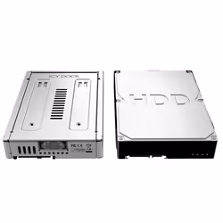 Icy Dock MB982IP-1S-1 docking station per unità di archiviazione Argento - Vista aggiuntiva 5