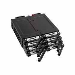 Icy Dock MB998SP-B array di dischi 0 TB Nero - Vista aggiuntiva 5