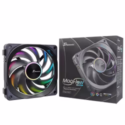 Seasonic MagFlow ARGB Case per computer Ventilatore 12 cm Nero 1 pz - Vista aggiuntiva 8