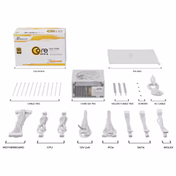 Seasonic CORE GX-750 alimentatore per computer 750 W 20+4 pin ATX ATX Bianco - Vista aggiuntiva 2