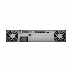 Synology RackStation RS1221+ server NAS e di archiviazione Armadio (2U) Ryzen Embedded V1500B 4 GB DDR4 0 TB DiskStation Manager Nero - Vista aggiuntiva 4