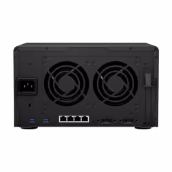 Synology DiskStation DS1621+ server NAS e di archiviazione Desktop Ryzen Embedded V1500B 4 GB DDR4 0 TB DiskStation Manager Nero - Vista aggiuntiva 4