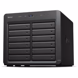 Synology DX1222, Box esterno HDD/SSD, 2.5/3.5", SATA, Seriale ATA II, Serial ATA III, Hot-swap, Nero