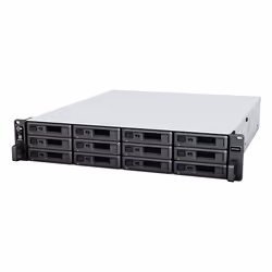 Synology RackStation RS2423+ server NAS e di archiviazione Armadio (2U) Ryzen Embedded V1780B 8 GB DDR4 0 TB DiskStation Manager Nero, Grigio - Vista aggiuntiva 4
