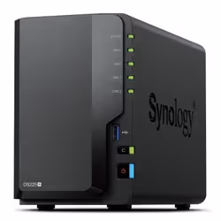 Synology DS225+ 2 Bay NAS, NAS, Desktop, Intel® Celeron®, J4125, 2 GB, DDR4