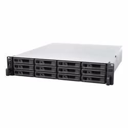 Synology RackStation RS2423RP+II NAS Armadio (2U) AMD Ryzen V1780B 8 GB DDR4 0 TB DiskStation Manager Nero - Vista aggiuntiva 2