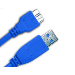 Jou Jye Computer 2.0m USB 3.0 A-micro B cavo USB USB 3.2 Gen 1 (3.1 Gen 1) 2 m USB A Micro-USB B Blu