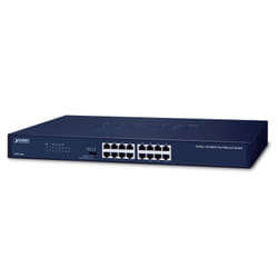 PLANET FNSW-1601 switch di rete No gestito Fast Ethernet (10/100) Nero 1U Non gestito Fast Ethernet (10/100) Blu
