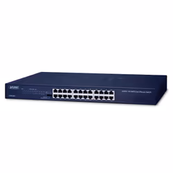 PLANET FNSW-2401, Non gestito, Fast Ethernet (10/100), Full duplex, Montaggio rack, 1U