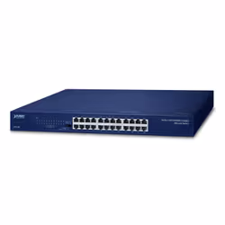 PLANET GSW2401, Non gestito, Gigabit Ethernet (10/100/1000), Full duplex, Montaggio rack, 1U