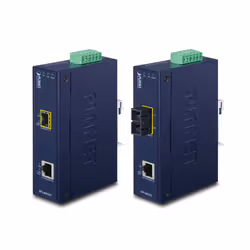 PLANET IFT-802T convertitore multimediale di rete 200 Mbit/s 1310 nm Blu - Vista aggiuntiva 2