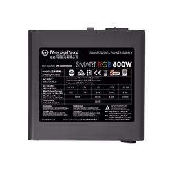 Thermaltake Smart RGB alimentatore per computer 600 W 20+4 pin ATX ATX Nero - Vista aggiuntiva 4