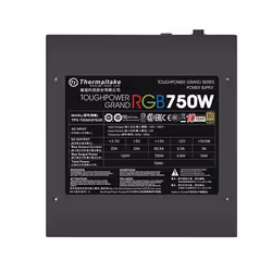 Thermaltake Toughpower Grand RGB 750W Gold (RGB Sync Edition) alimentatore per computer 24-pin ATX ATX Nero - Vista aggiuntiva 5