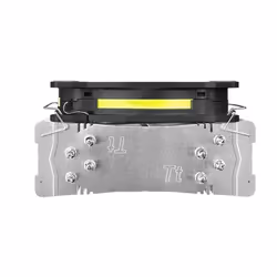 Thermaltake Riing Silent 12 RGB Sync Edition Processore Refrigeratore 12 cm Nero, Metallico - Vista aggiuntiva 7
