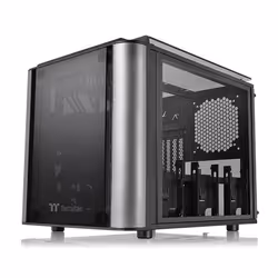 Thermaltake Level 20 VT, Micro Tower, PC, Nero, Argento, micro ATX, Mini-ITX, SPCC, 18,5 cm