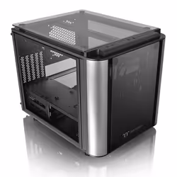 Thermaltake Level 20 VT Micro Tower Nero, Argento