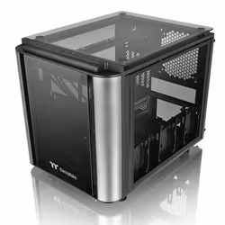 Thermaltake Level 20 VT Micro Tower Nero, Argento