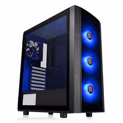 Thermaltake Versa J25 TG RGB Midi Tower Nero - Vista aggiuntiva 5