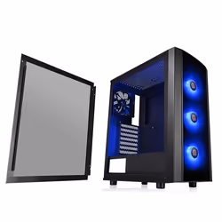 Thermaltake Versa J25 TG RGB Midi Tower Nero - Vista aggiuntiva 8