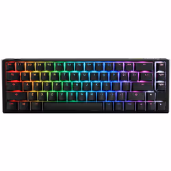Ducky One 3 Classic SF, Cablato, USB, Interruttore a chiave meccanica, LED RGB, Nero, Bianco