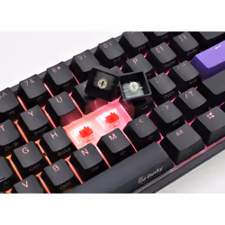 Ducky ONE 2 Pro Mini Gaming Tastatur RGB LED - Kailh Red US tastiera USB QWERTY Inglese US Nero