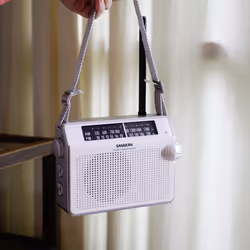 Sangean PR-D6 Portatile Analogico Bianco - Vista aggiuntiva 3