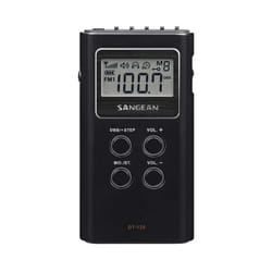 Sangean DT-120B radio Portatile Digitale Nero