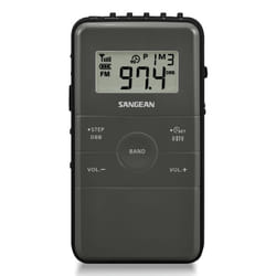 Sangean DT-140 Portatile Digitale Nero, Grigio