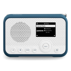 Sangean WFR-39 Portatile Blu, Bianco