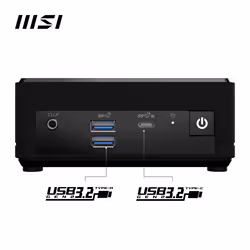 MSI Cubi N ADL-006DE Intel® N N200 4 GB 128 GB SSD Win11 Pro Mini PC Nero - Vista aggiuntiva 6