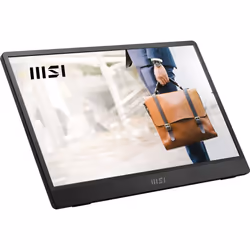 MSI Pro MP161 E2 Monitor portatile Nero 15.6" LED 1920 x 1080 Pixel - Vista aggiuntiva 4