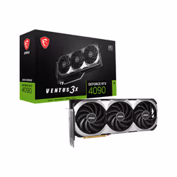 MSI VENTUS GeForce RTX 4090 3X E 24G OC, GeForce RTX 4090, 24 GB, GDDR6X, 384 bit, 7680 x 4320 Pixel, PCI Express 4.0
