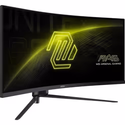 MSI MAG 345CQR 34" UltraWide Dual Quad HD Nero - Vista aggiuntiva 8