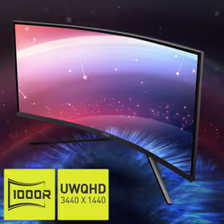 MSI MAG 345CQRDE 34" UltraWide Dual Quad HD Nero - Vista aggiuntiva 7
