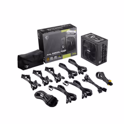 MSI MAG A1250GL PCIE5 alimentatore per computer 1250 W 24-pin ATX 1U Nero - Vista aggiuntiva 5